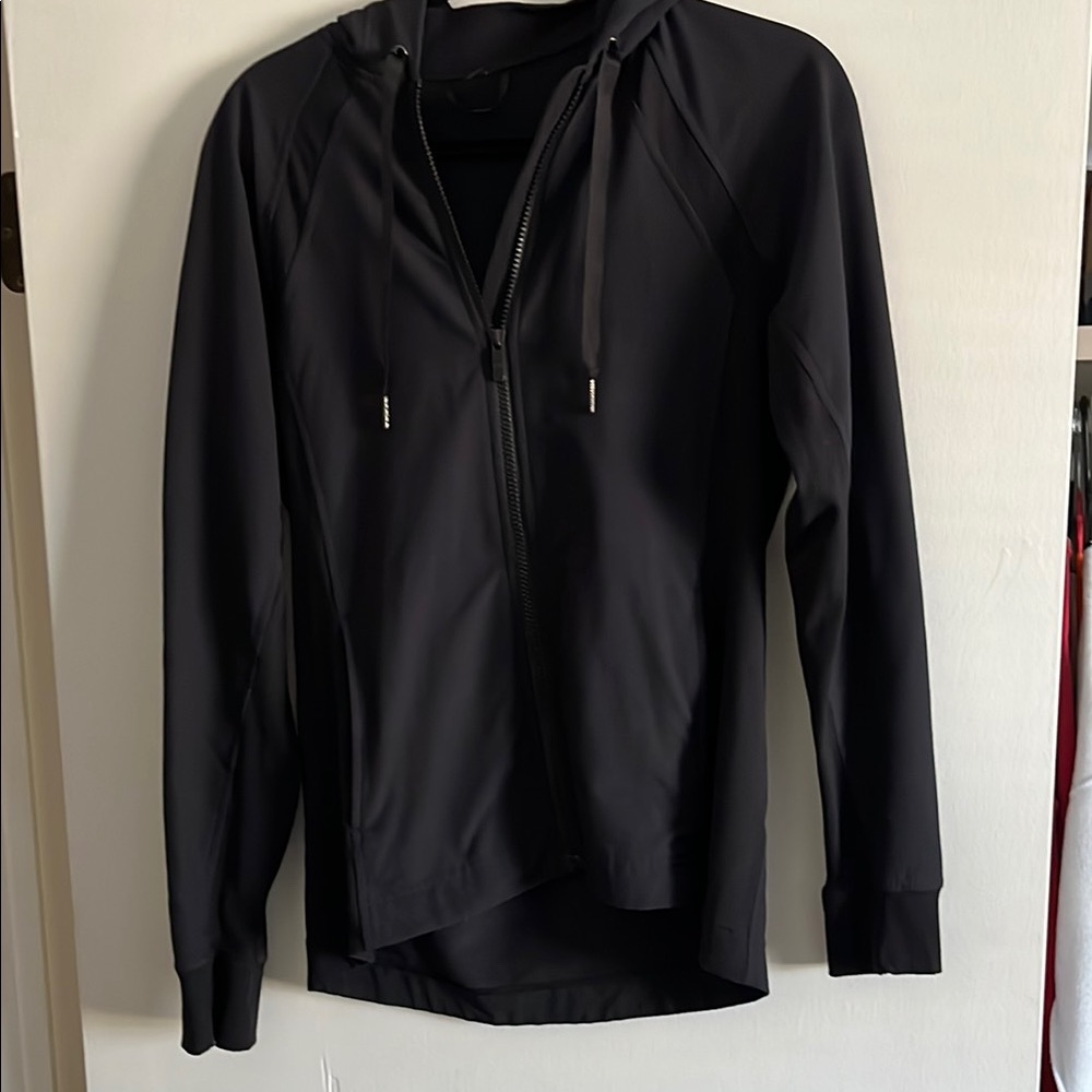 Black Zip-Up Hoodie